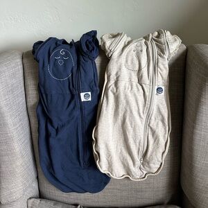 Nested Bean Swaddles bundle - size small and newborn